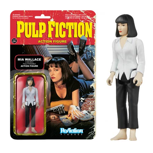 Pulp Fiction Mia Wallace ReAction 3 3/4-Inch Retro Action Figure